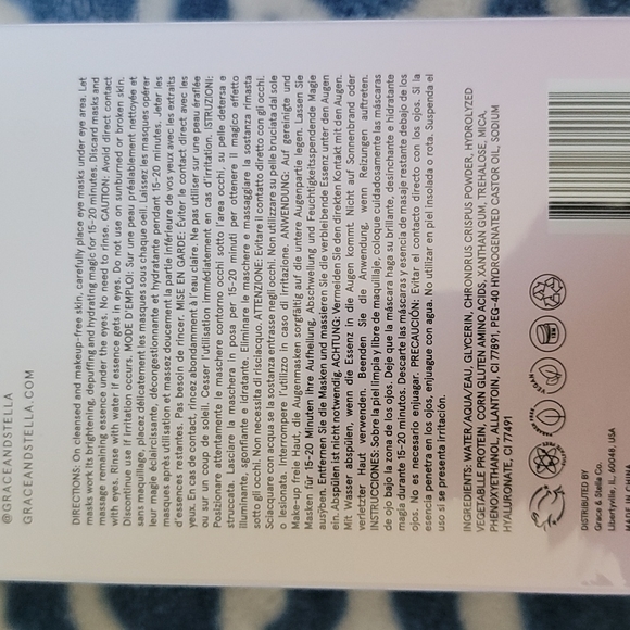 Grace & Stella eye mask - Picture 2 of 2